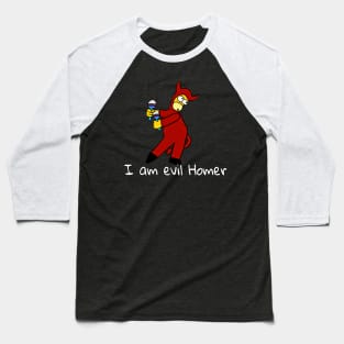 Evil Homer Baseball T-Shirt